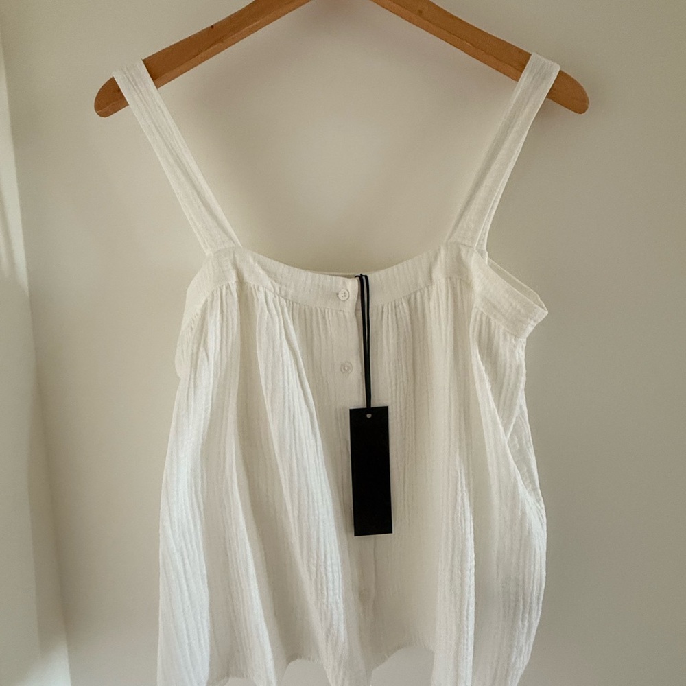 Jenni Kayne Cypress Button Tank
